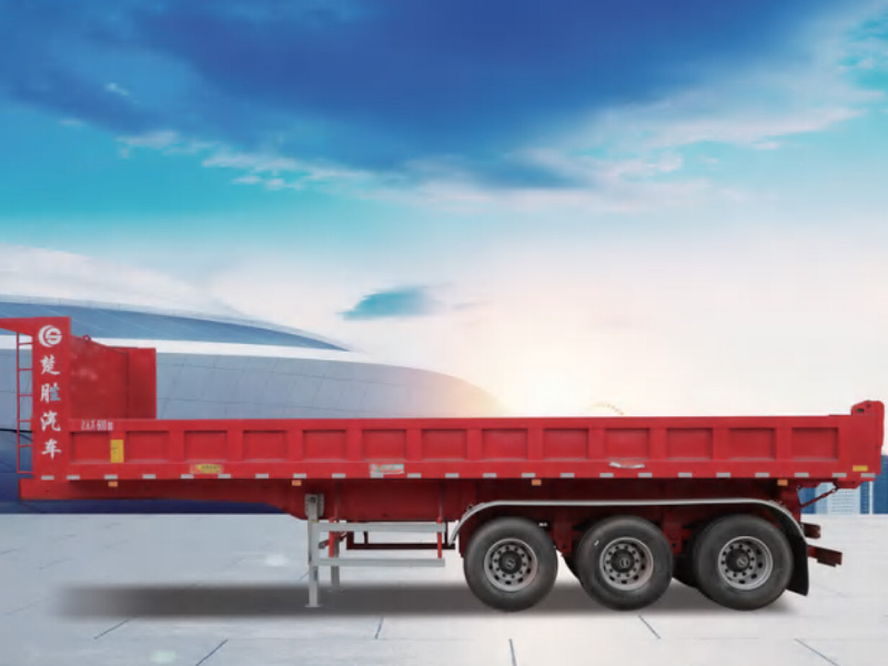 后翻自卸半挂车